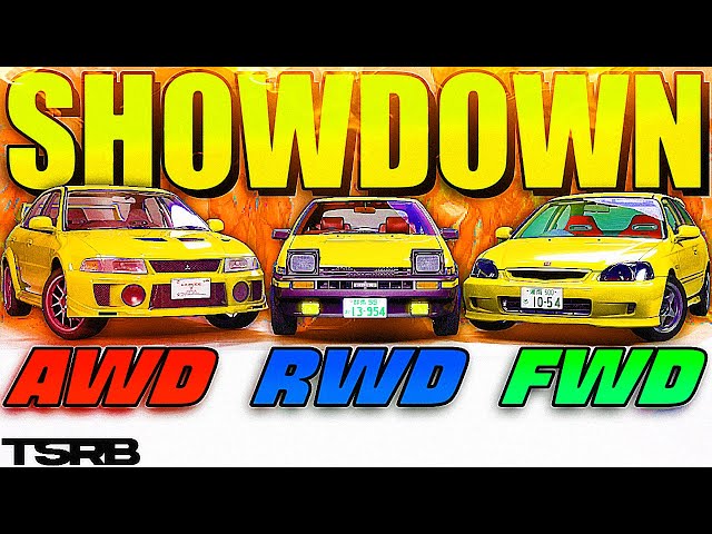 AWD vs RWD vs FWD - Which is the Best for Touge?