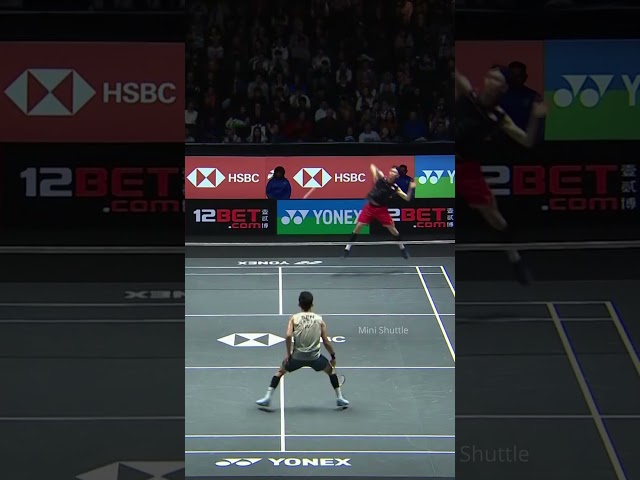 Superb Rally between Lee Zii Jia and Lakshya Sen #shorts #badminton #leeziijia #lakshyasen