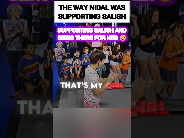 The WAY Nidal Wonder was supporting Salish Matter?!😍🥺 #nalish #shorts #trending #cute #video #tiktok