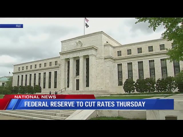 Federal Reserve to cut rates Thursday