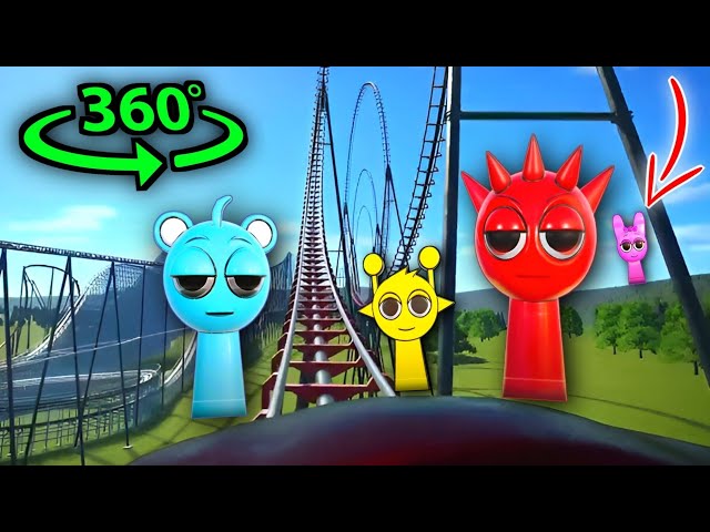 360° Incredibox Sprunki - VR ROLLER COASTER Experience