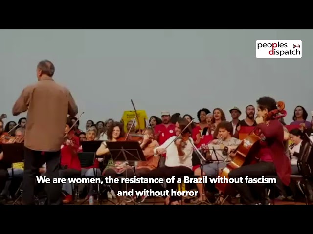 Brazilian adaptation of the Italian anti-fascist resistance song Bella ciao