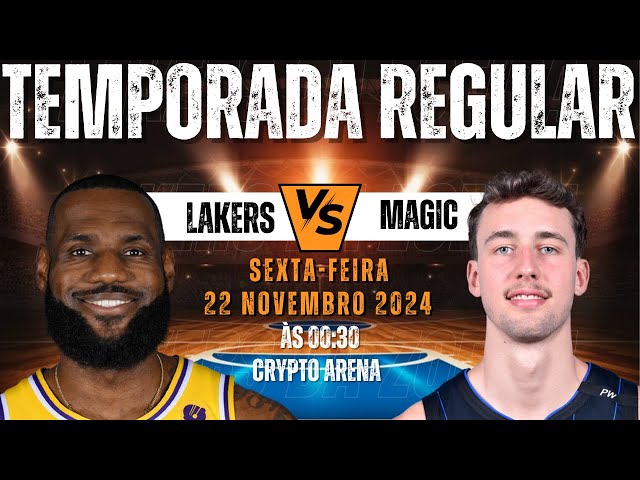 LOS ANGELES LAKERS X ORLANDO MAGIC | (NARRAÇÃO AO VIVO) | TEMPORADA REGULAR 2024/25