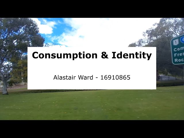 Consumption and Identity - Alastair Ward