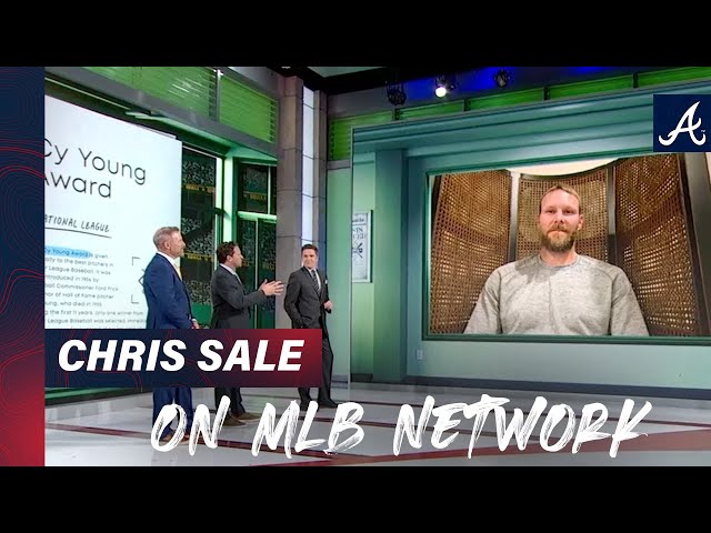 Chris Sale on MLB Network as NL Cy Young Winner | Atlanta Braves