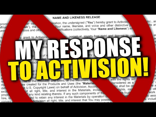 My Response To Activision & Treyarch Was Caught in a HUGE Lie...