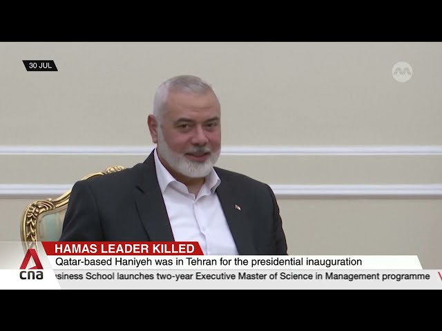 Hamas leader Ismail Haniyeh killed in air strike in Iran