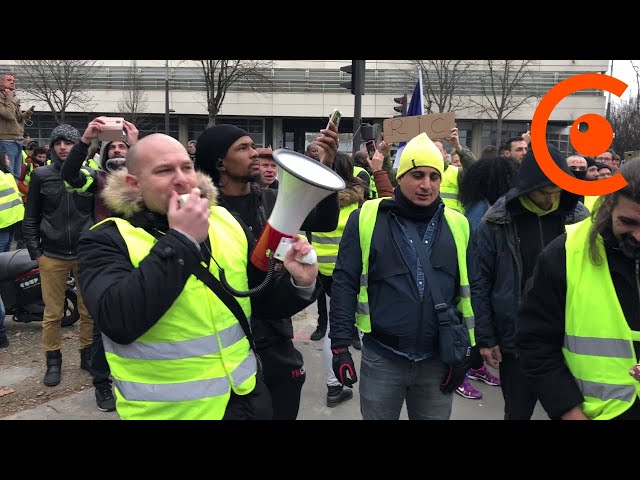 Yellow vests Act 7: demonstration in front of the media