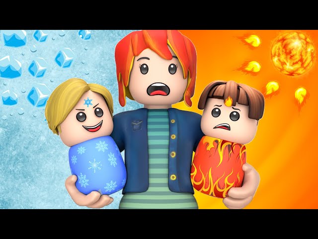 ROBLOX Brookhaven 🏡RP - FUNNY MOMENTS: ICE & FIRE TWINS - Hot vs Cold Brother War | Roblox Jack