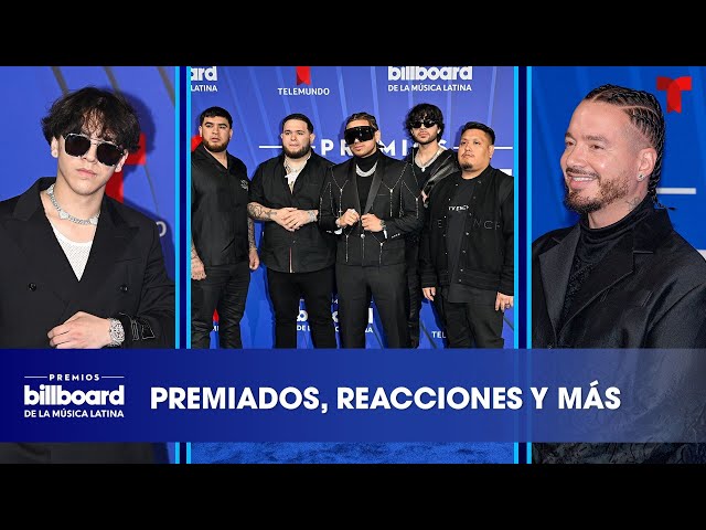 Ganadores viven momentos de felicidad tras recibir premios | Premios Billboard 2024