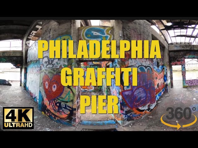 360° Interactive | Philadelphia GRAFFITI Pier VIRTUAL REALITY TOUR (VR VIDEOS)