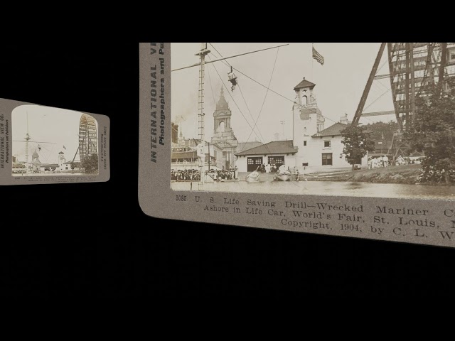 Life Saving Drill, 1904 World's Fair,  St Louis (VR 3D still-image)