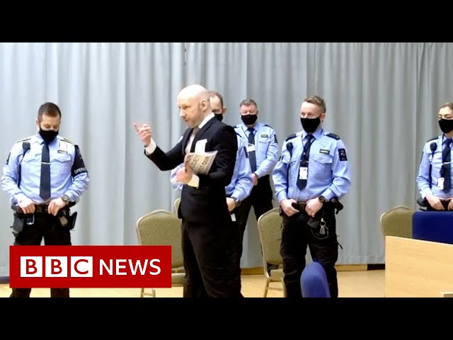 Norwegian mass murderer Anders Breivik appears in court appealing for early release - BBC News