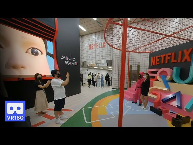 3D 180VR 4K Netflix Squid Game Real Experience zone  Playground Event Place