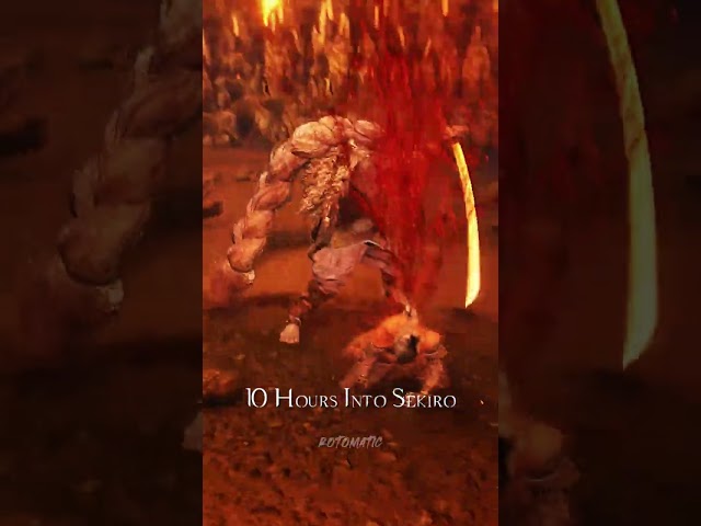 10 Hours Vs 2500 Hours in Sekiro