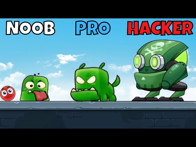 NOOB vs PRO vs HACKER in Ball Hero: Zombie City