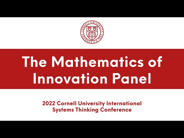 The Mathematics of Innovation Panel discuss their work on innovation and DSRP | Academic Conferences