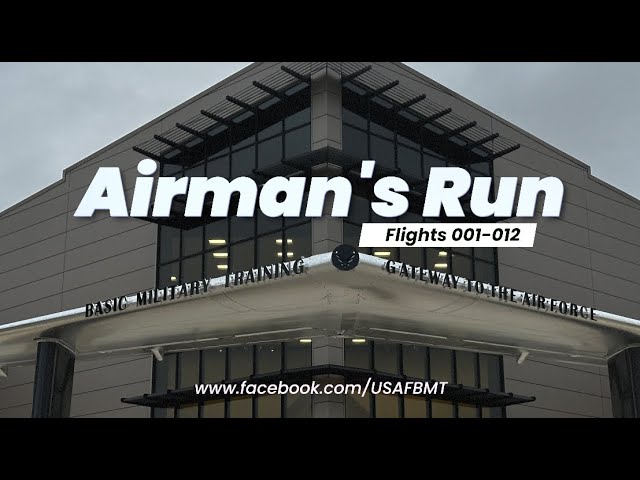 Department of the Air Force Basic Military Training: Airman's Run Flights: 001-012 -- Nov. 20, 2024