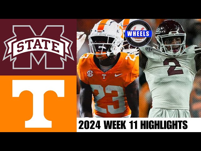 #7 Tennessee vs Mississippi State | Full Game Highlights | 2024 College Football Highlights