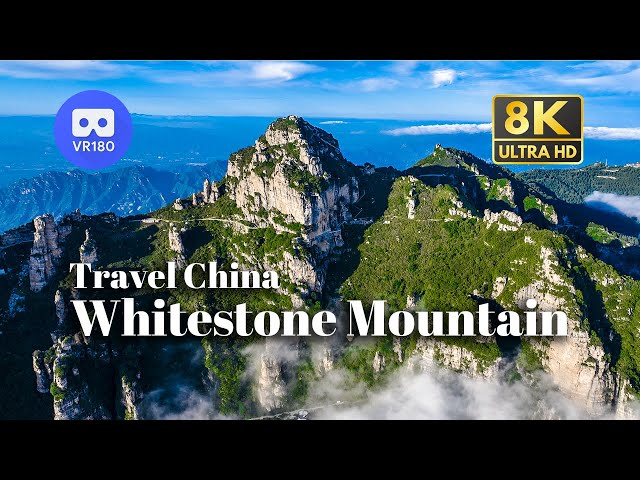 【VR180】Travel China: Whitestone Mountain 白石山 | Stunning Peaks and Sea of Clouds