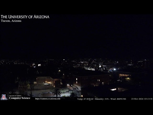 Live Tucson, AZ Webcam - UArizona Computer Science Webcams