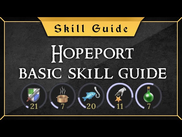 Brighter Shores Hopeport Basic Skill Guide (extended for passive)