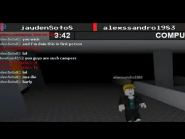 ROBLOX "almost dead buddys" (flee the facility)