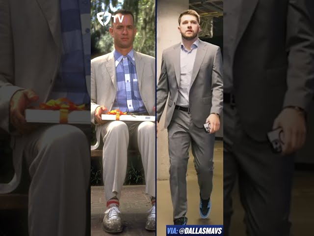 Luka Doncic Pulls Off the Dirk Nowitzki Suit?