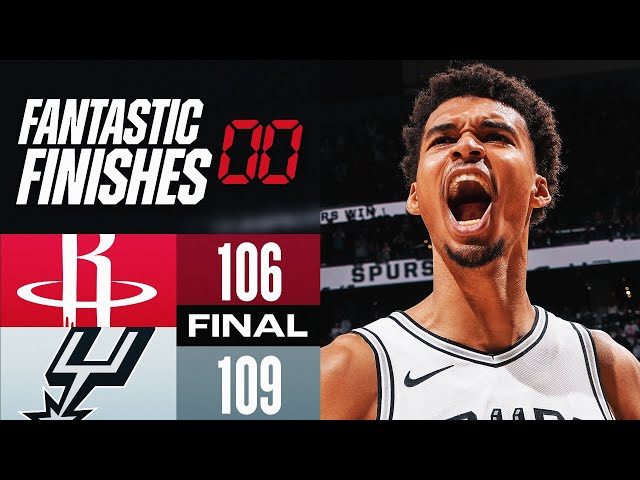 Final 3:46 WILD ENDING Rockets vs Spurs 👀 | October 26, 2024