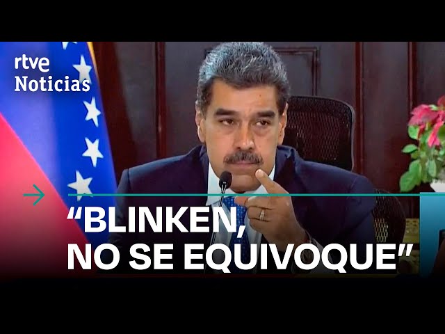 VENEZUELA: MADURO AVISA A EE.UU. ante el RECONOCIMIENTO de EDMUNDO GONZÁLEZ como PRESIDENTE ELECTO