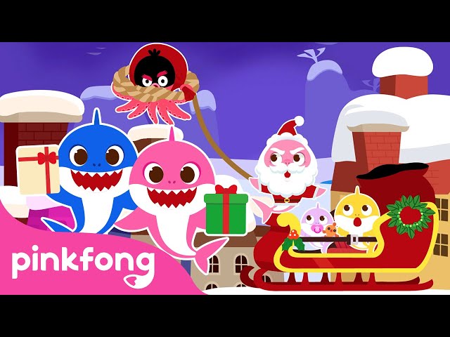 Peekaboo! Baby Shark Babysits on 🎄Christmas and other Stories | Compilation | Pinkfong Baby Shark