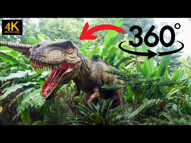 Realistic Dinosaur 360 Jungle Video | MOST TRENDING #360video #dinosaur