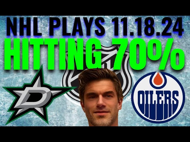 70% Winning YTD! NHL Bets for 11/18/24. On a 14-6 Run!!! Picks & Predictions  #nhlbets  #nflpicks