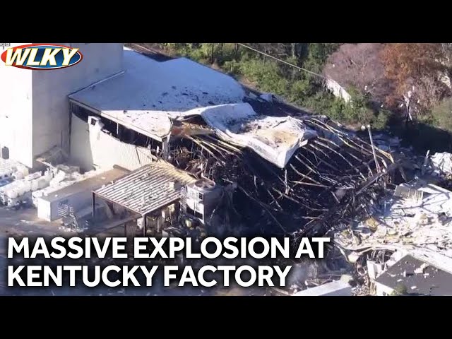 Massive Kentucky factory explosion leaves 2 dead, 10 injured