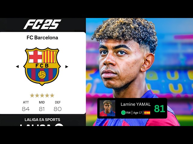 FC 25 Barcelona Career Mode! Full Movie.