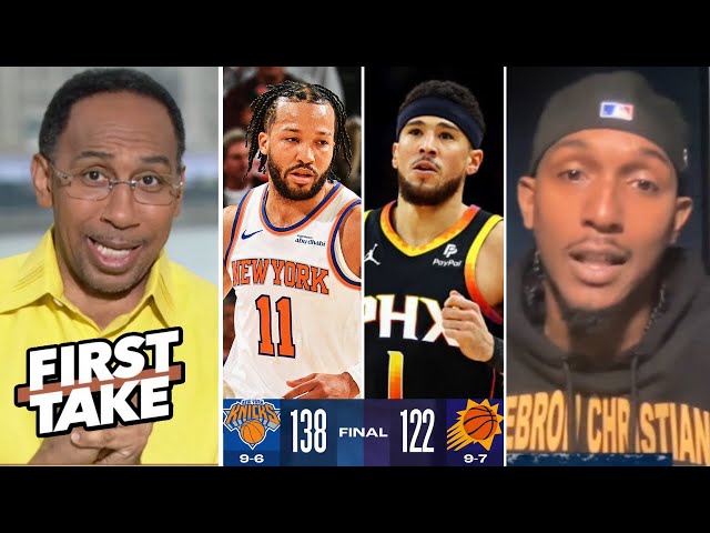 FIRST TAKE | The Suns are facing panic mode without KD! - Lou Williams on Knick beat Phoenix 138-122