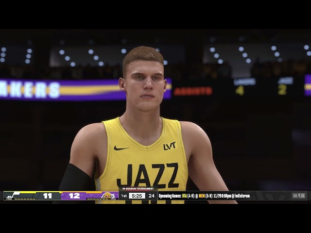 NBA 2K24 Gameplay: Utah Jazz vs Los Angeles Lakers - (Xbox Series X) [4K60FPS]