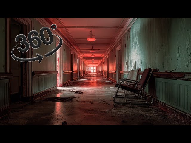 360° VR | Insane Asylum's Hallway Walk