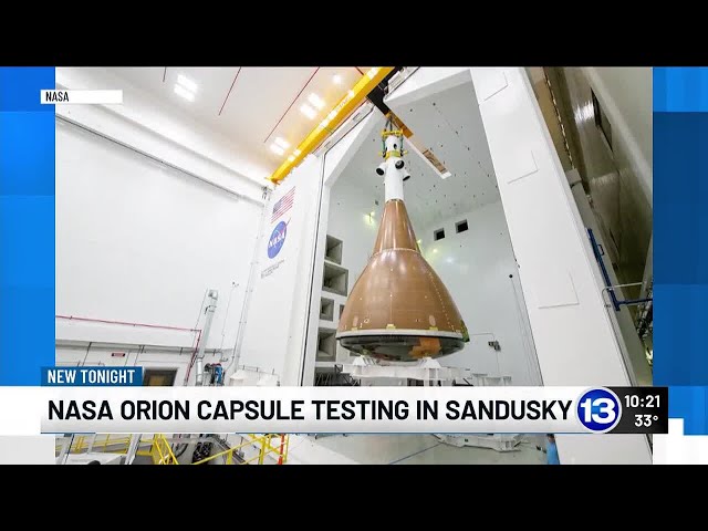 NASA Orion capsule testing in Sandusky