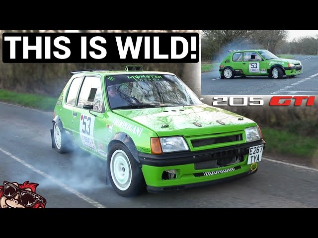 🐒 I BOUGHT A CRAZY ROAD LEGAL RALLY CAR! NEXT LEVEL PEUGEOT 205 GTI