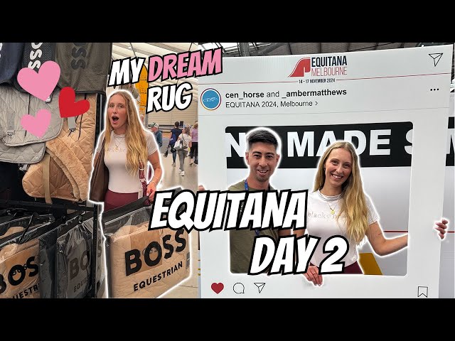 Equestrian shopping day!! EQUITANA day 2 vlog