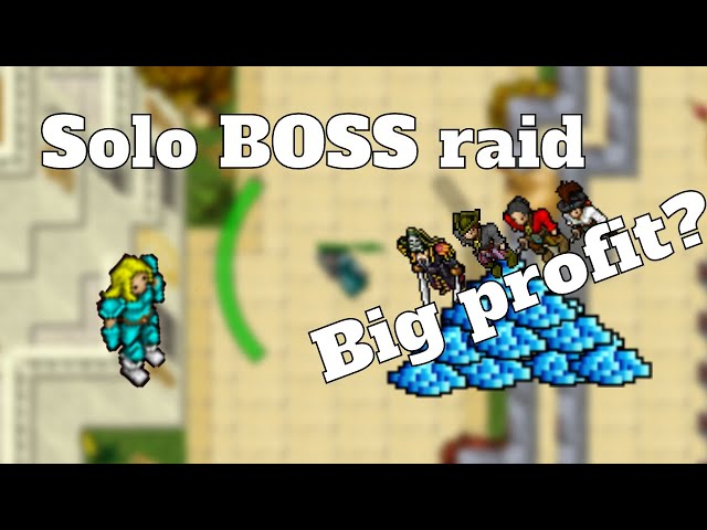 I Got a Boss Raid All to Myself! Big Profit or Not?? Tibia - bosshunter