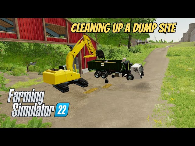 Mastering Dump Site Cleanup in Farming Simulator 22: Tools and Tips" #fs22 #farmingfimulator22