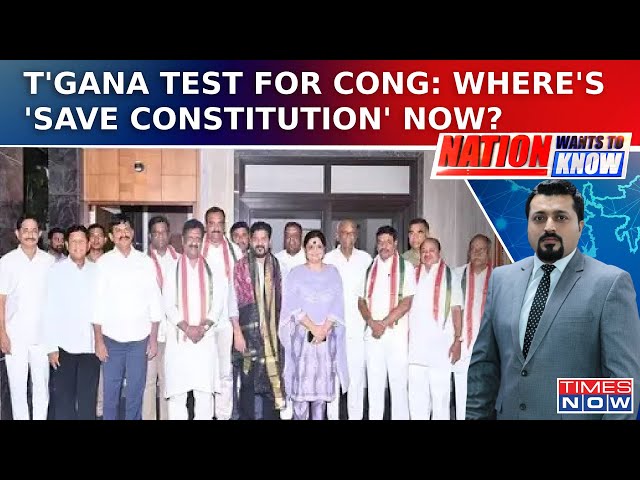 In Telangana, BRS Defection Triggers Debate | Is This Congress' 'Samvidhan Bachao' Pledge? | NWTK