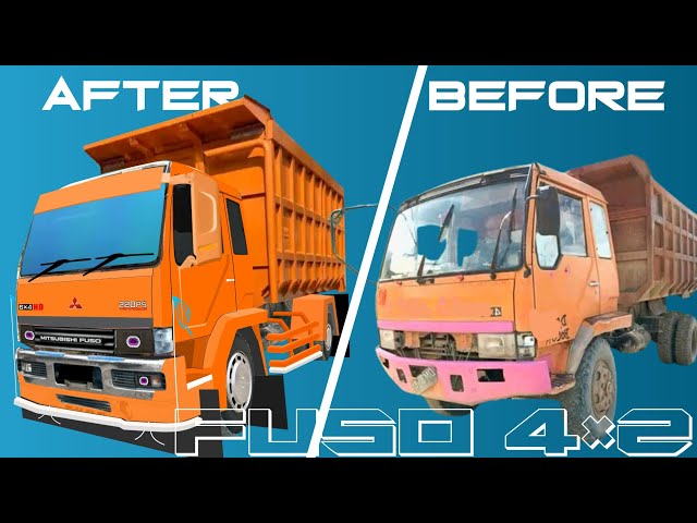 MODIFICATION AND RESTORATION OF FUSO ORANGE DUMP TRUCK😱🤔 // MODIFICATION DESIGN