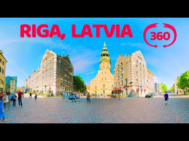 Riga Latvia VR 360 travel video Рига, Латвия