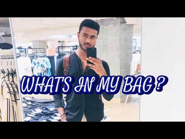 WHAT'S IN MY BAG | Men's Fashion | Daily Essentials