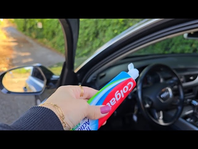 Always have toothpaste in the car 💥 A cool  trick