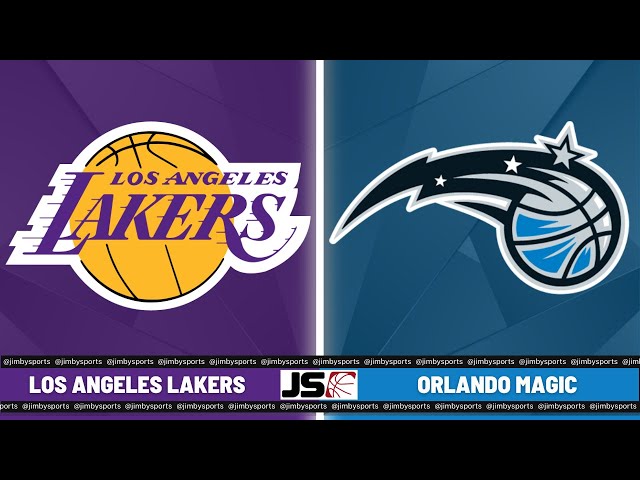 LOS ANGELES LAKERS VS ORLANDO MAGIC | NBA Live Scoreboard 2024