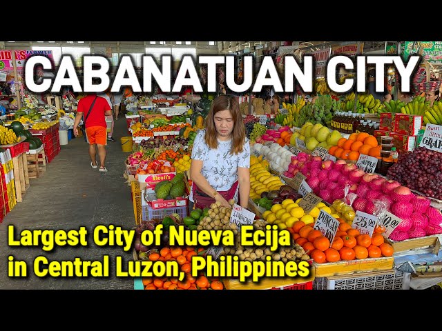 CABANATUAN CITY | Food Market & Town Center Walking Tour at LARGEST CITY of Nueva Ecija, Philippines